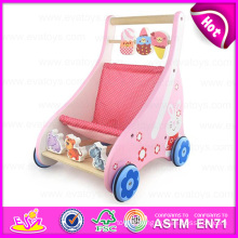 2016 New Fashion Wooden Baby Walker, Multi-Function Wooden Walker, High Quality Baby Walker W16e024A